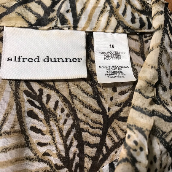 Alfred Dunner Vintage Leaf Print - Picture 6 of 9